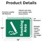 Signmission Smoking Area, 14 in W x Rectangle, Vinyl Decal OS-2PACK-MISC-D-1014-L-19516 - alternate 2